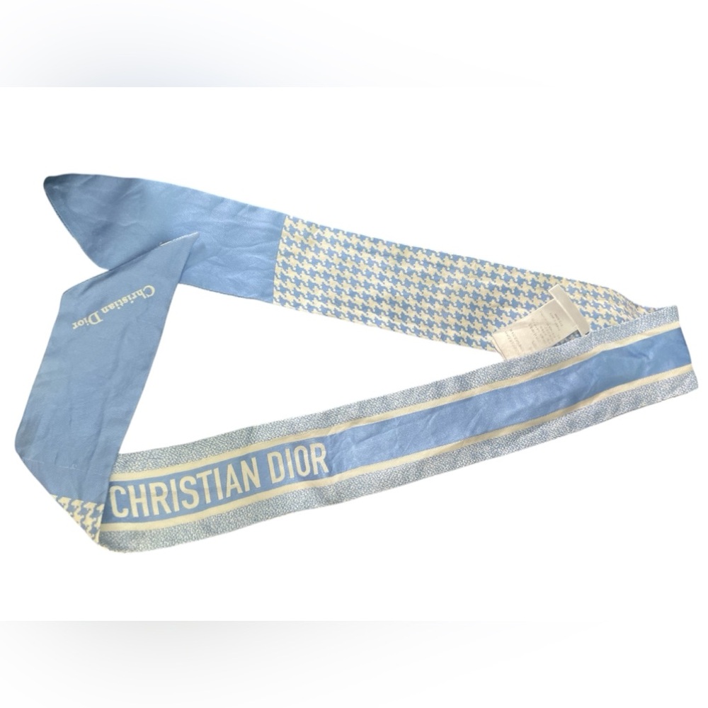 Christian Dior Mitzah Silk Scarf in box - Picture 3 of 7